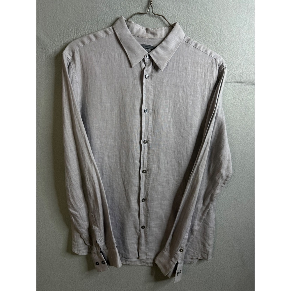John Varvatos Button Up Men's Medium Shirt Long Sleeve Casual Top